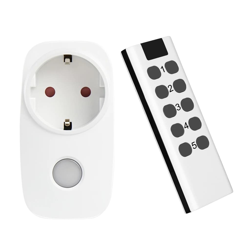 Prise intelligente sans fil, interrupteur télécommandé, 220V, 2500W, 16A, universel, EU FR, marche/a