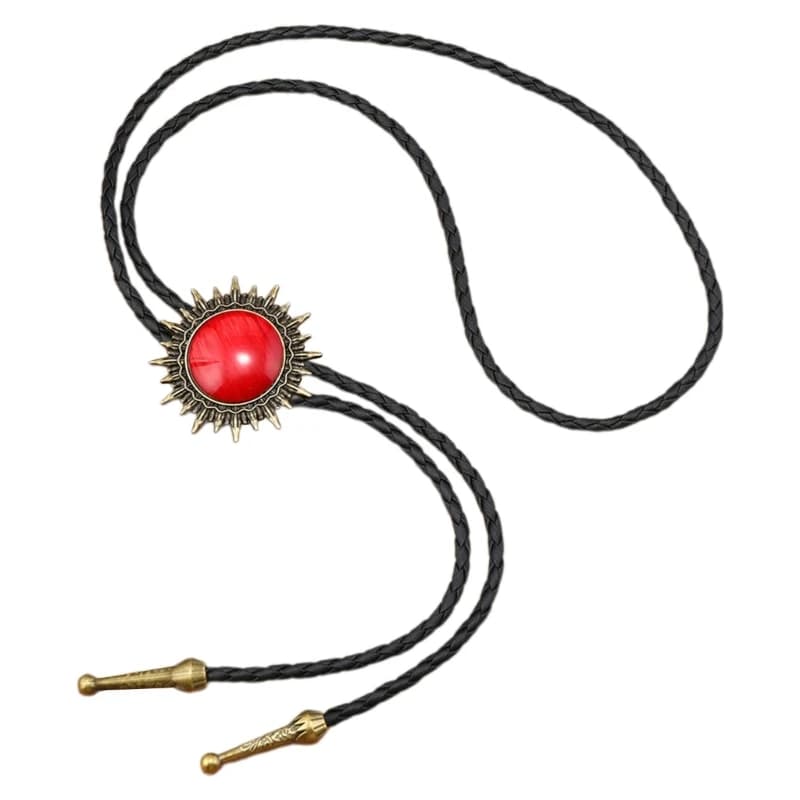 Bolo cravate pour homme soirée Cowboy cravate avec pierres précieuses pendentif Gentleman réunion fo