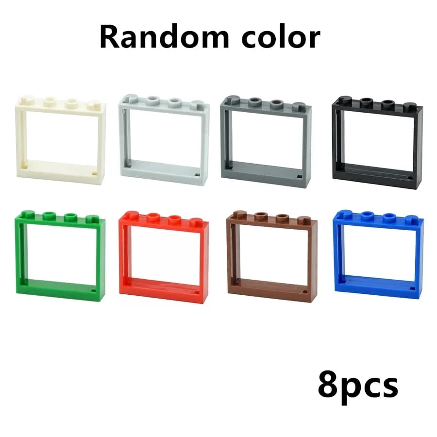 Accessoires de bricolage ville amis maison MOC pièces clôture escaliers échelle porte blocs de const