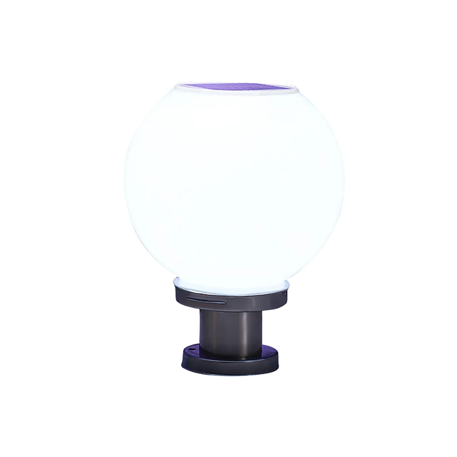 Lumière solaire luminaires extérieurs cour jardin pelouse lampadaires boule ronde lampe externe pays