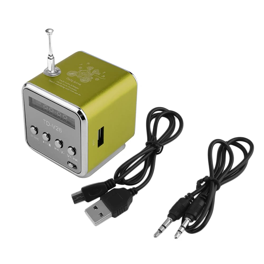 FM Portable Mini Radio Micro aigus Bluetooth Portable voix pour ordinateur téléphone Portable MP3 mu
