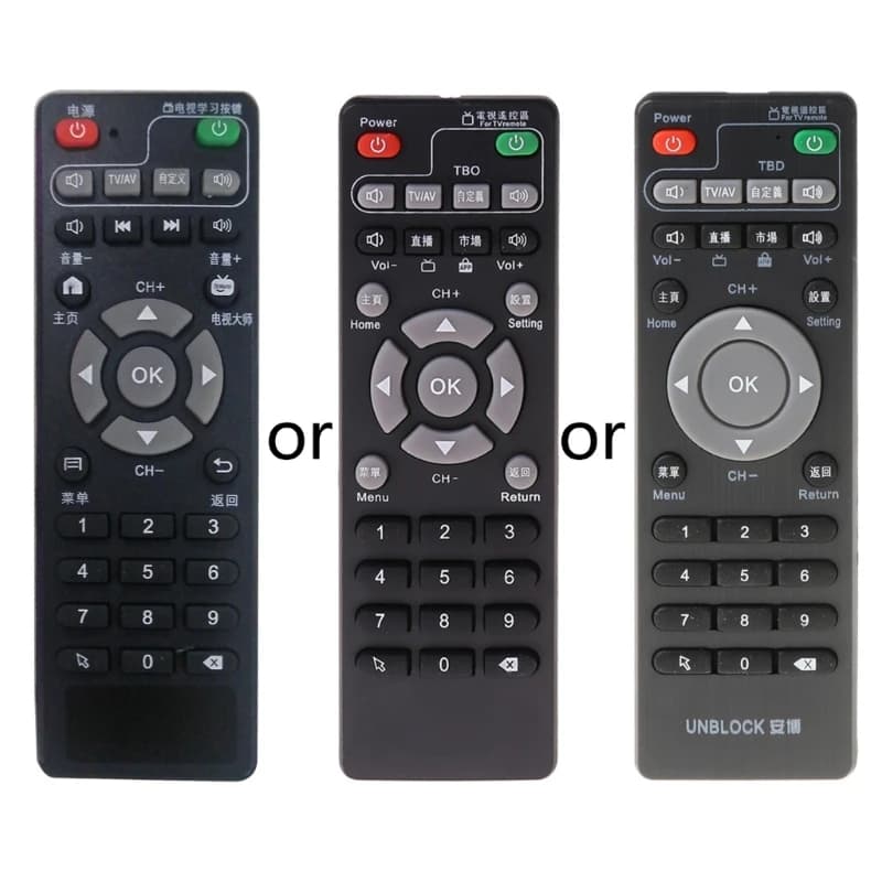 Décodeur télécommande d'apprentissage pour Unblock Tech Ubox Smart TV Box Gen 1/2022, nouveauté 2/3