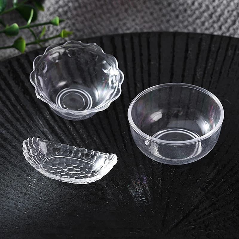 Accessoires de meubles de cuisine pour maison de poupée, Mini bol Miniature, scène de jeu de nourrit