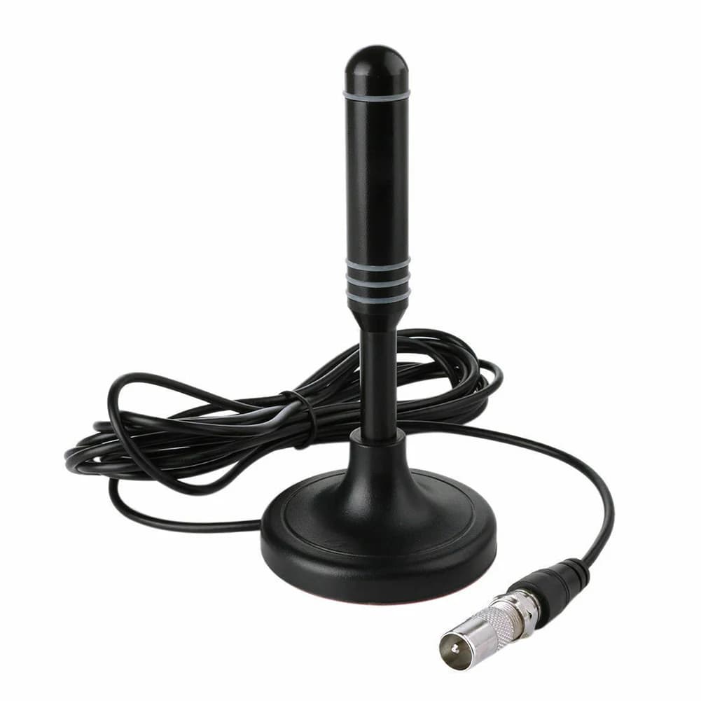 Antenne TV numérique HD 4K/1080P Base magnétique 480 + Miles Antenne numérique HD VHF UHF Antenne nu
