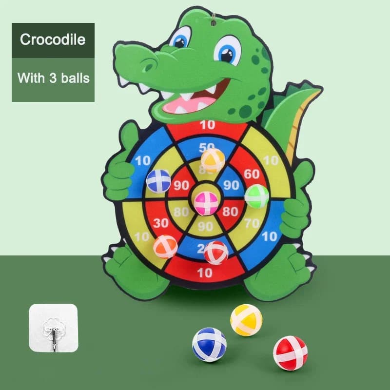 Jeu de fléchettes pour enfants de 3 à 7 ans, jouet bébé, balle collante, sports d'intérieur, Montess