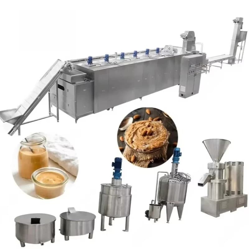 Ligne de production de pâte d'amande, machine à fabriquer du beurre de noix, machine à beurre d'arac