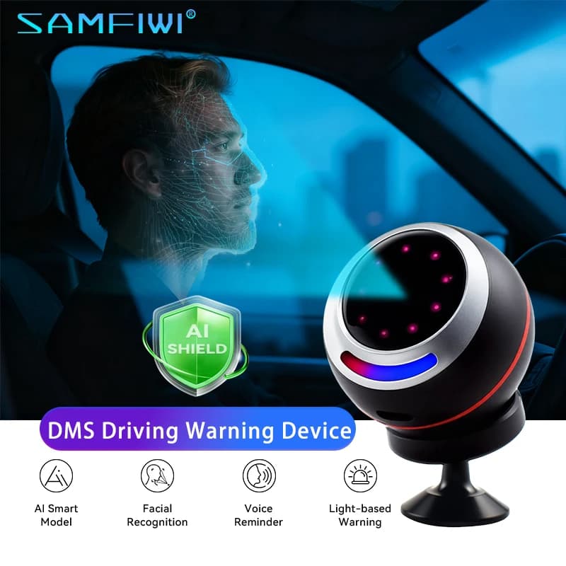 Dispositif de surveillance du pilote AI DMS, reconnaissance faciale, alarme Anti-Fatigue pour voitur