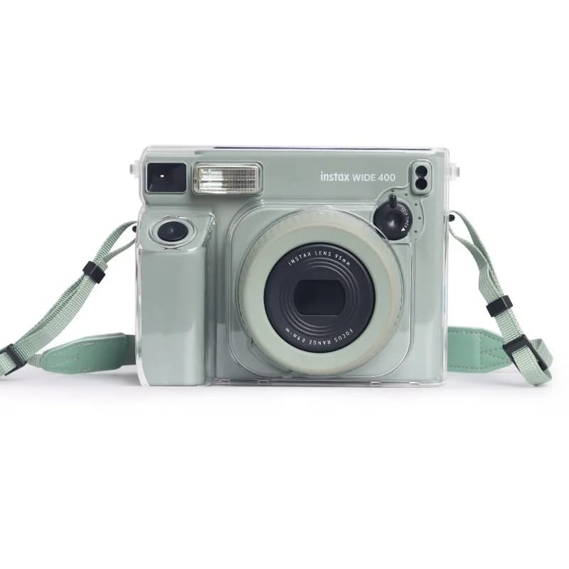 Fujifilm Instax large 400 Film sac pour appareil photo + large 80 vert Litchi motif Album + sac Phot