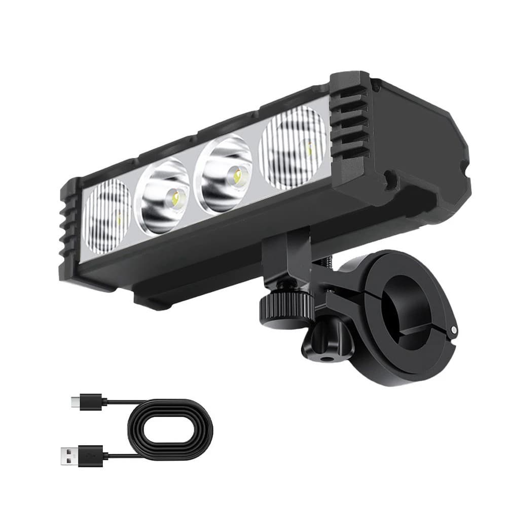 Lumière de nuit pour vélo, éclairage avant pour VTT et vélo de route, équipement de cyclisme