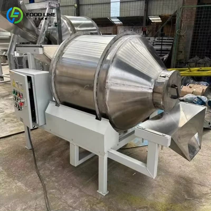Machine automatique de mélange d'assaisonnement de saveur de pulvérisateur de gobelet de pop-corn de