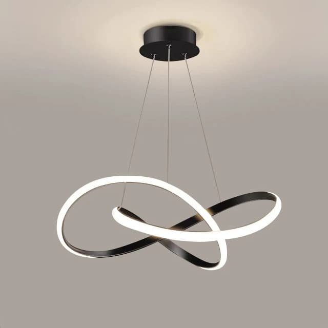 Lampe suspendue LED de style nordique pour salle à manger, design créatif en forme de trèfle, lustre