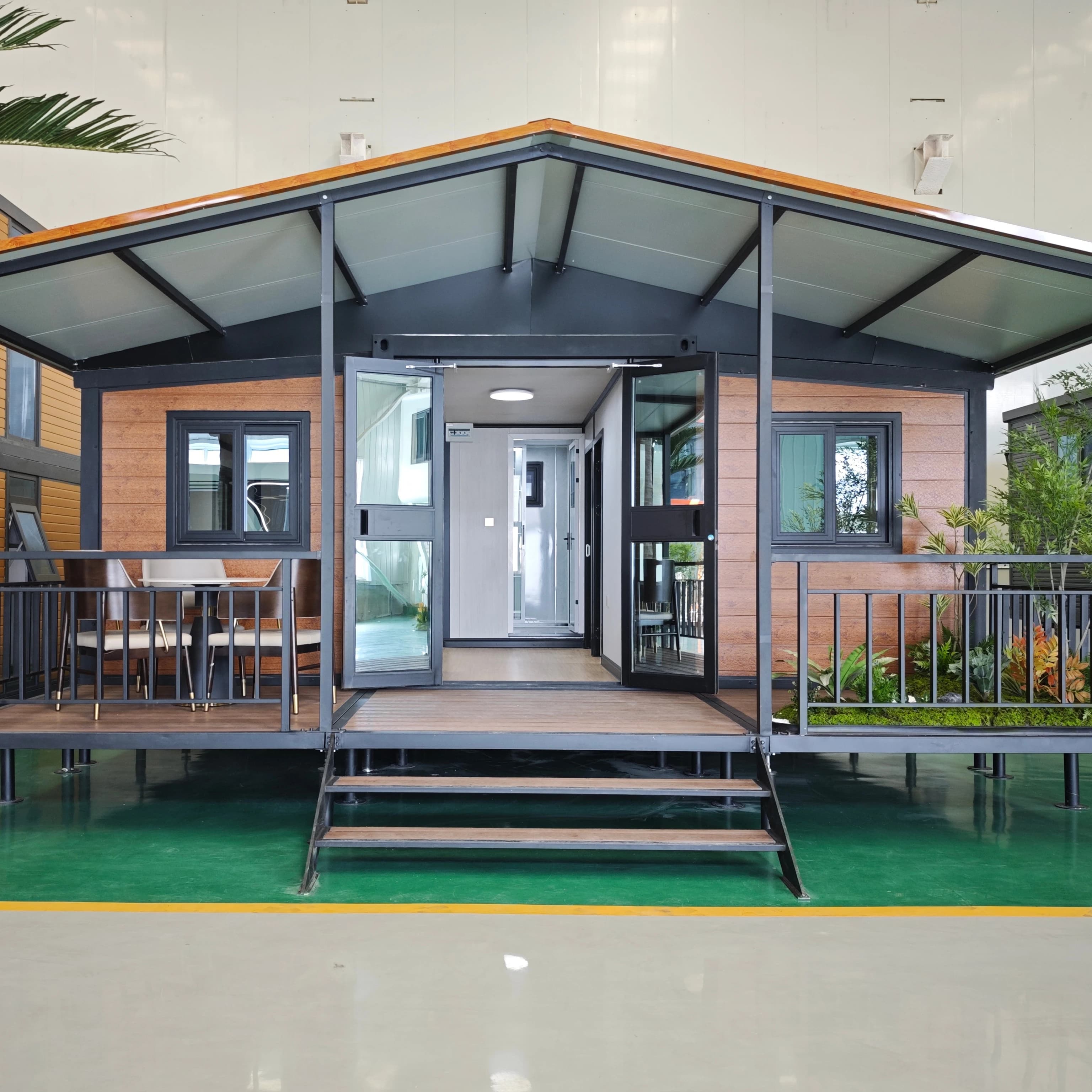 Maison conteneur préfabriquée personnalisée de 20 pieds, Tiny Home