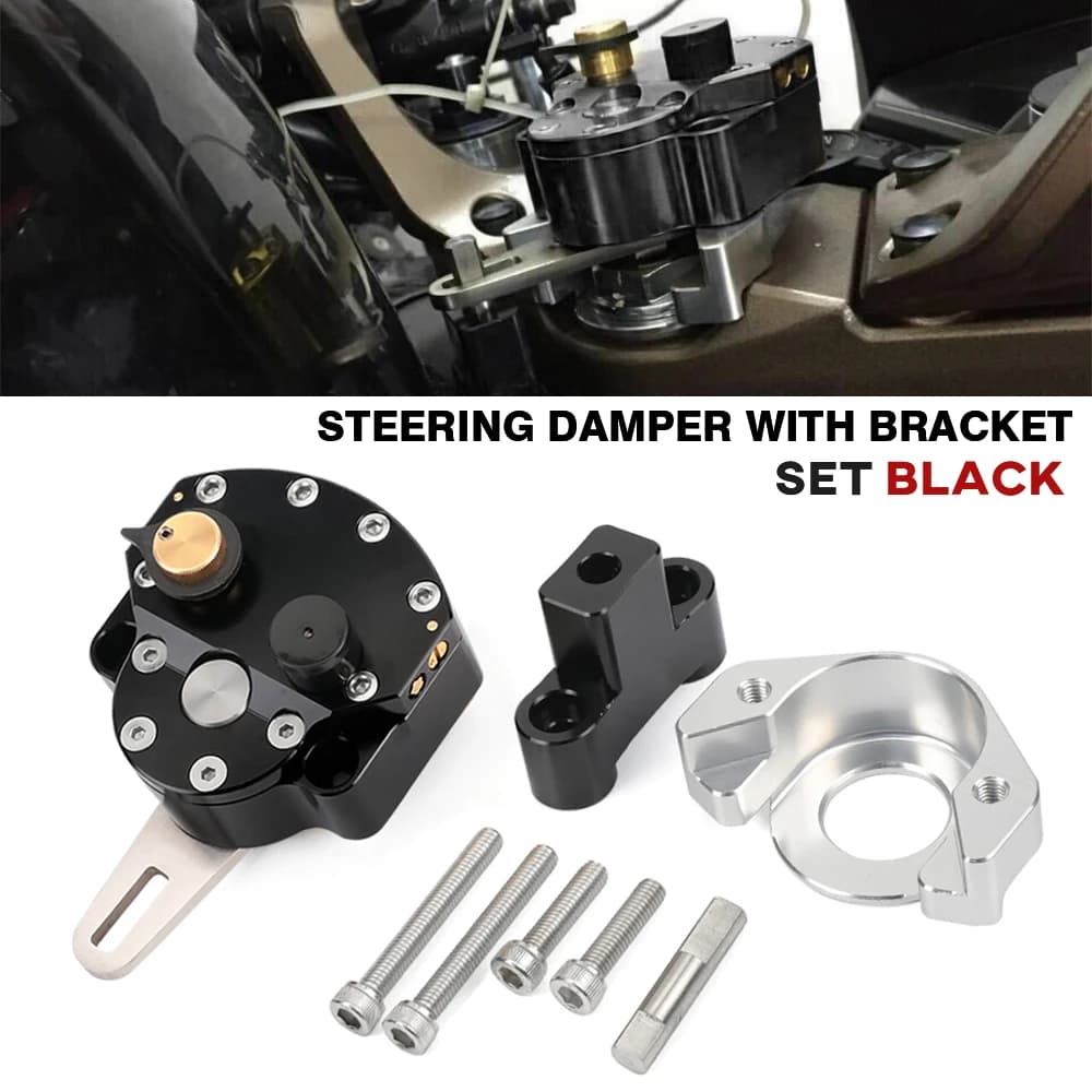 Stabilisateur d'amortisseur de direction pour moto, sécurité inversée réglable, Honda VFR800F, VFR80