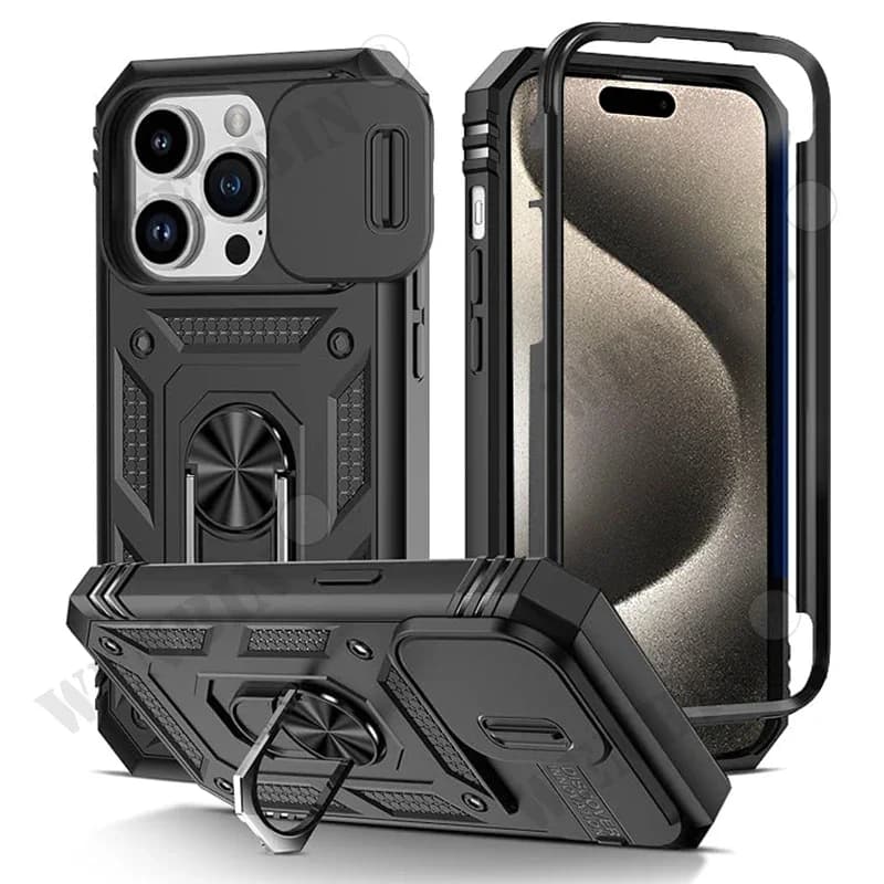 Coque pour iPhone 17 16 16e 15 14 13 12 11 Pro Max Plus Mini XS XR 8 Plus 8 7 SE robuste avec caméra
