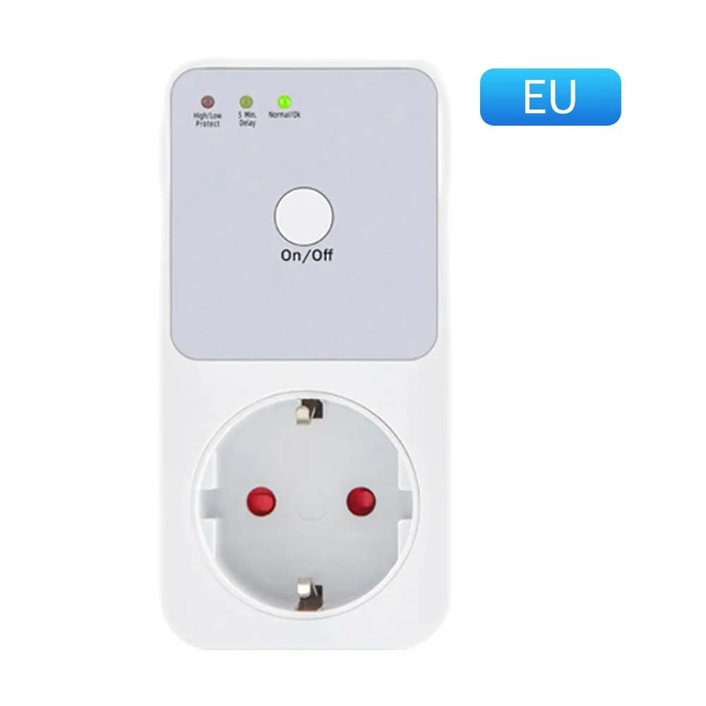 Interrupteur de protection automatique contre les surtensions, AC 220V, prise ue, réfrigérateur
