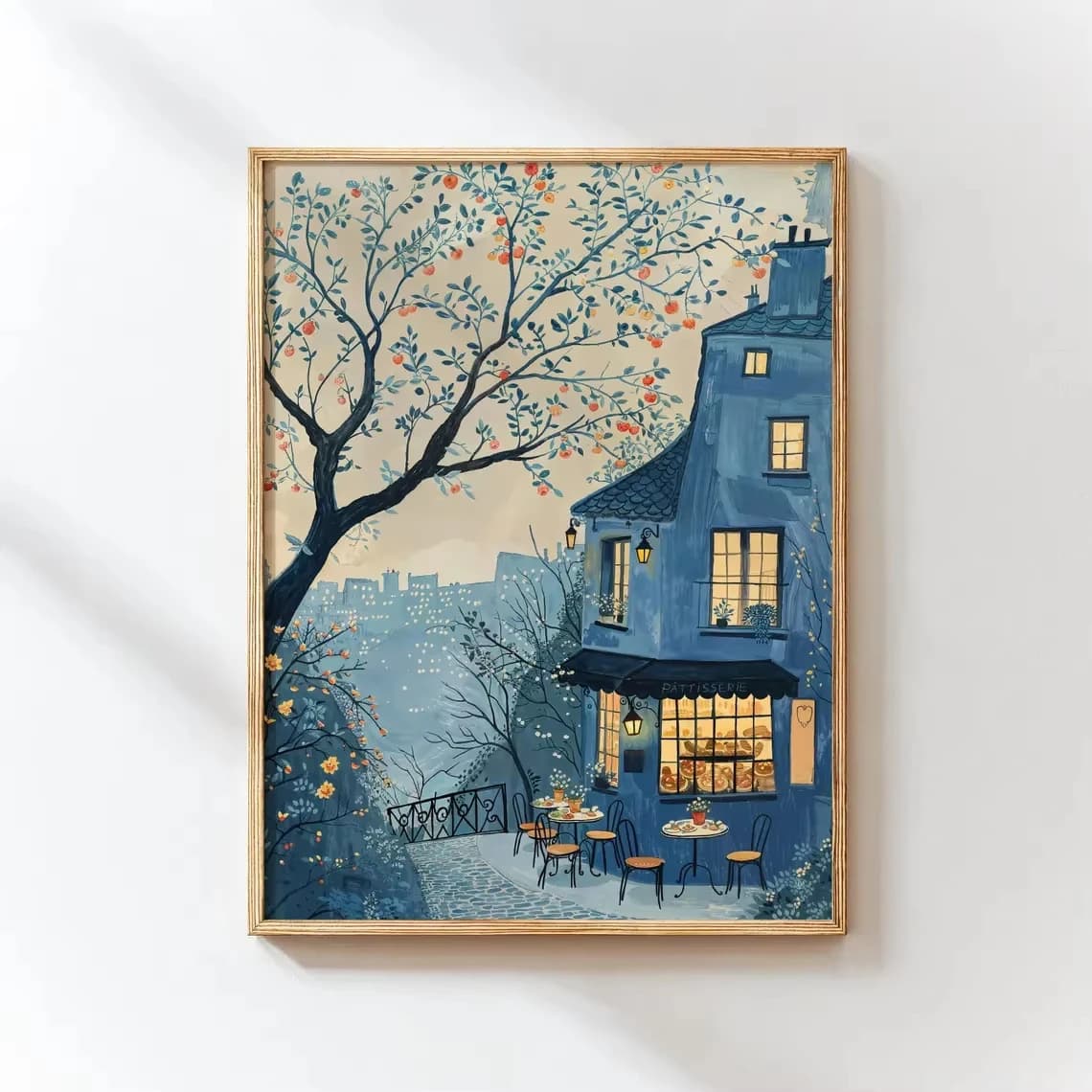 Puzzle de café parisien 500/1000/1200/2000 pièces, puzzle en papier, scène française rêveuse, jeu re