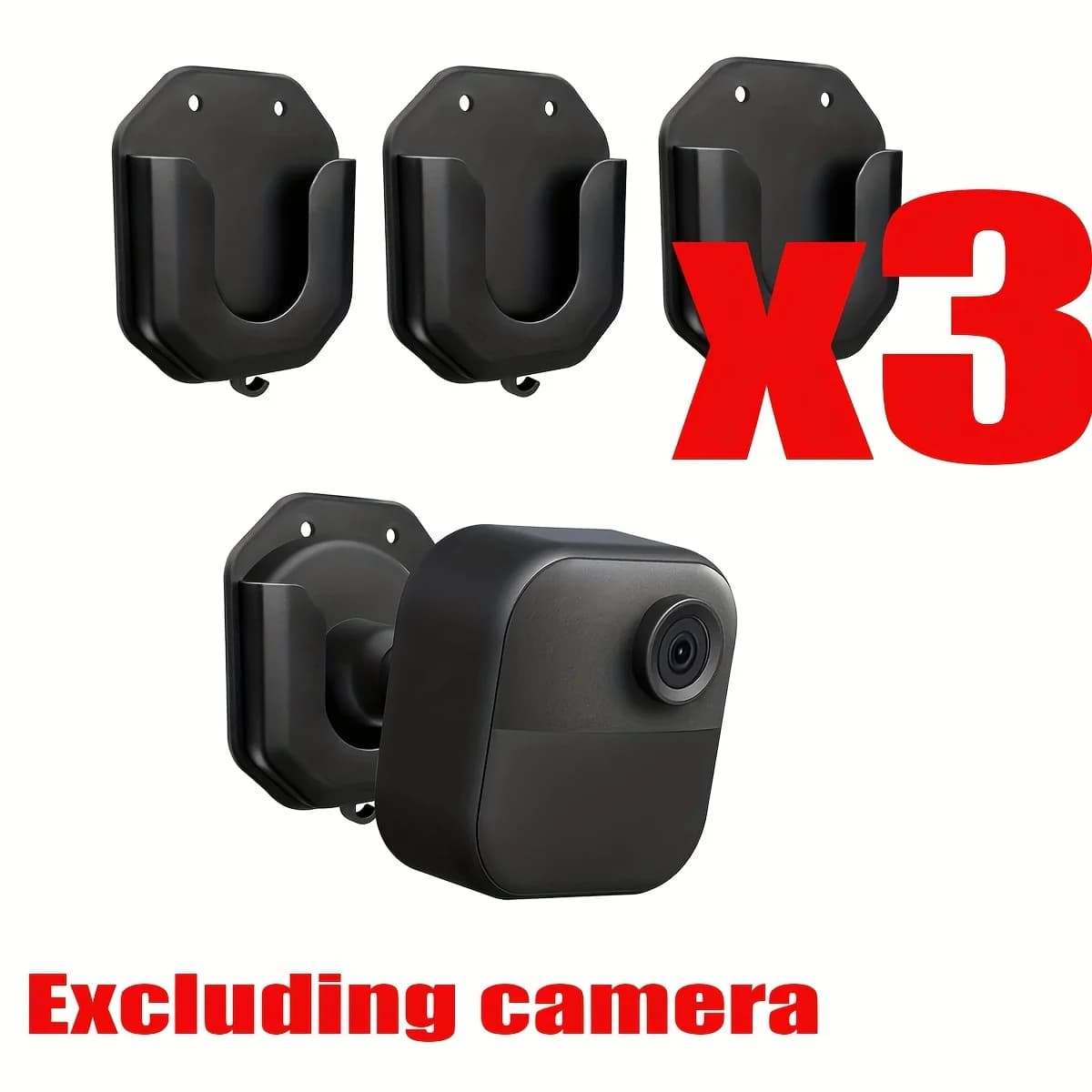 Paquet de 3 supports muraux pour caméra Blink Mini /Mini 2/Blink Outdoor 4 /Blink, sans vis, pour ca