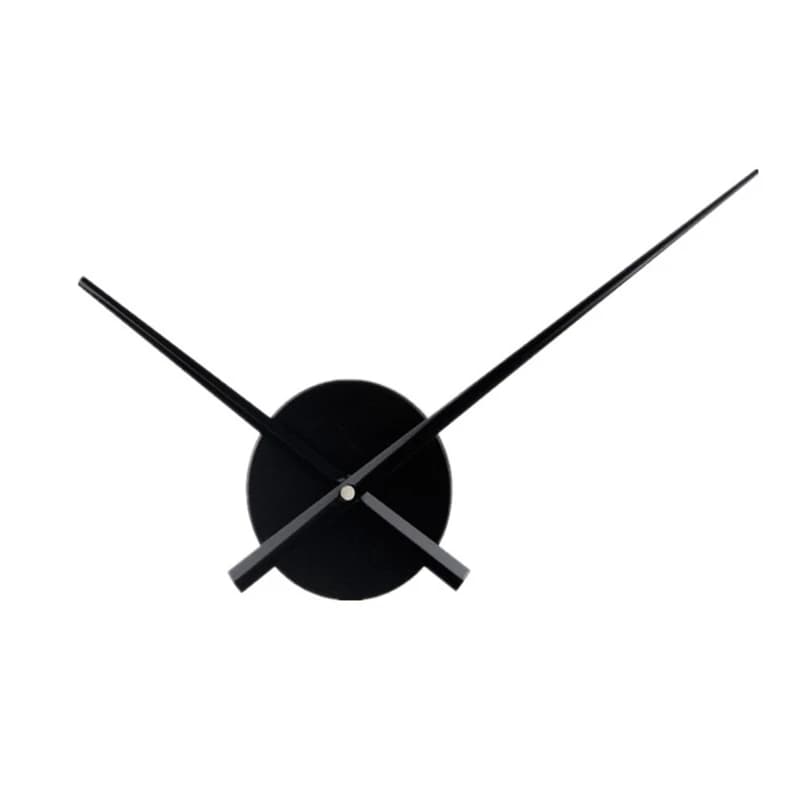 Horloge murale à longues mains, horloge murale créative pour salon, décoration maison