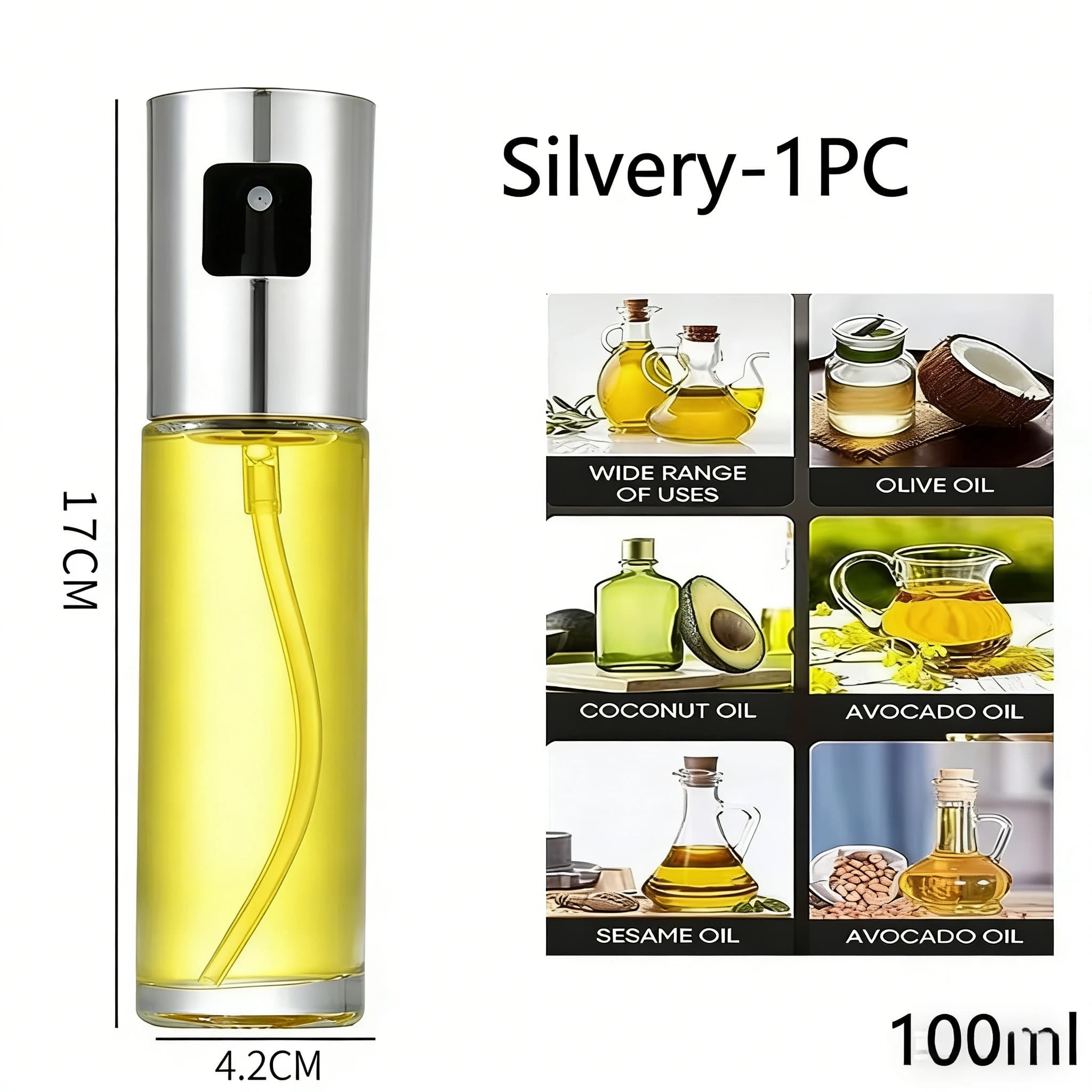 Pulvérisateur d'huile en verre pour la cuisson, vaporisateur d'olive pour salade barbecue cuisine cu