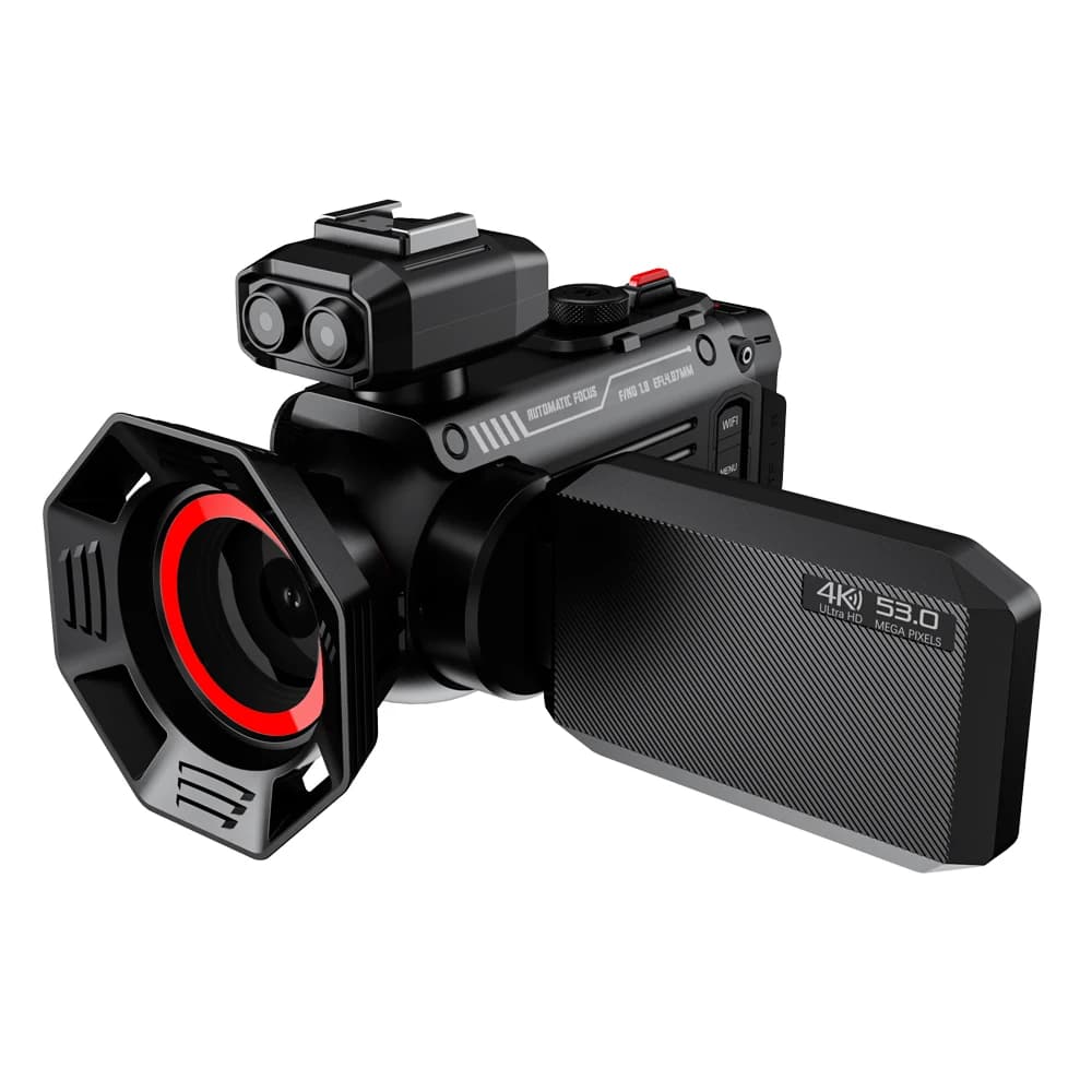 DV60 4K UHD numérique WiFi télescopes caméscope léger mode caméra enregistreur pour la photographie