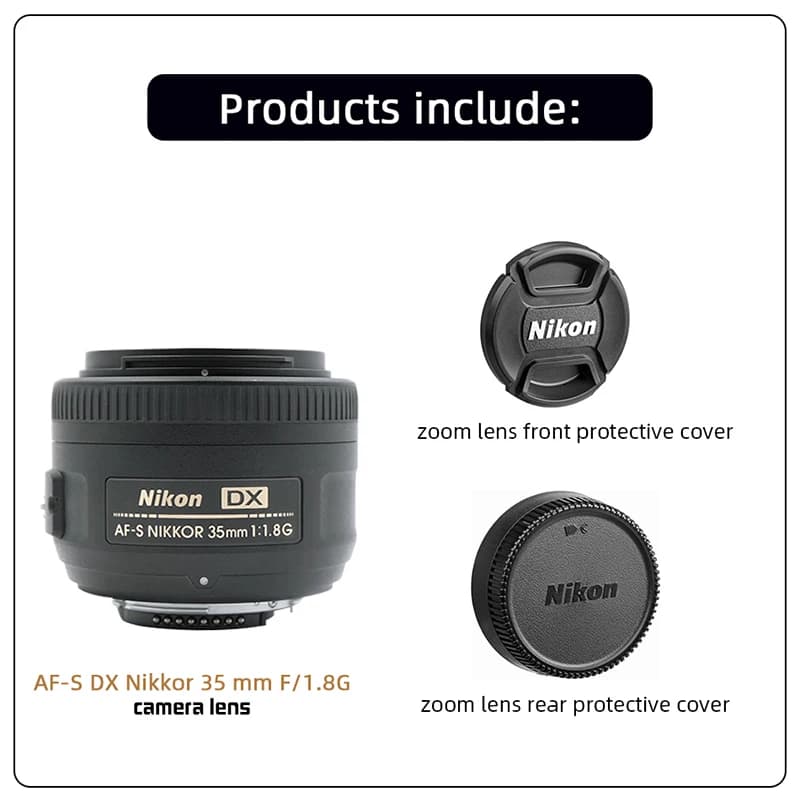Nikon AF-S DX Intérieur kor 35 mm F/1.8G objectif (Nouveau) Pour NIKON D7000 D7100 D7500 SLR caméra