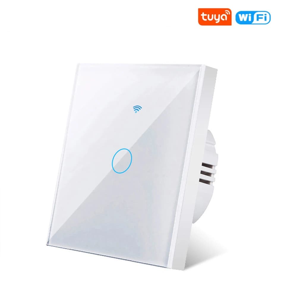 Compatibilité Tuya Smart Life : Interrupteur Tactile Intelligent WiFi, Contrôle à Distance via Appli