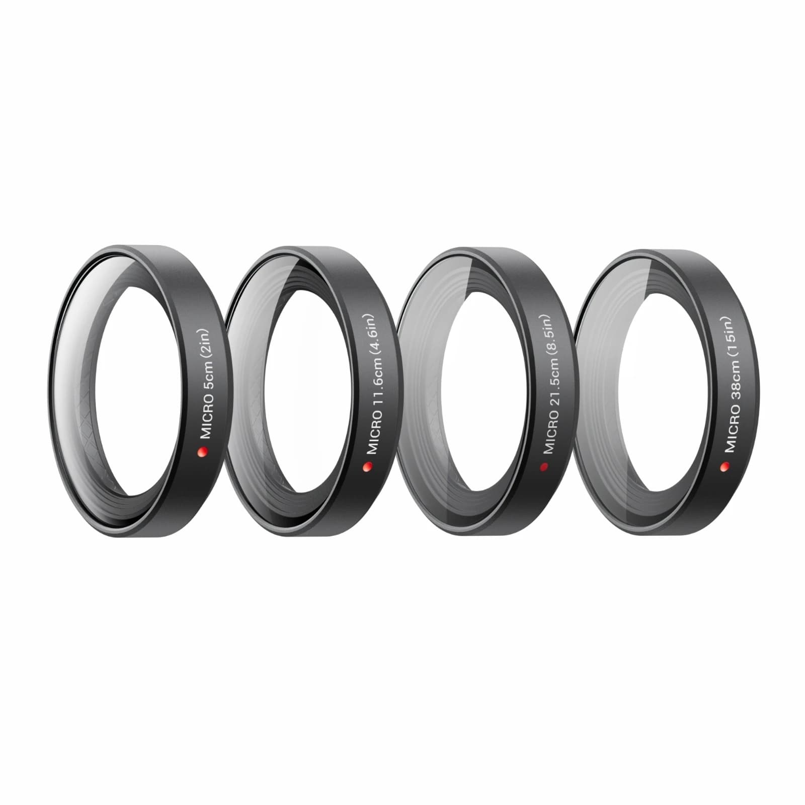 Kit de micro-lentilles Insta360 GO Ultra, ensemble de 4 lentilles, macro, bokeh, close-up, cinématiq