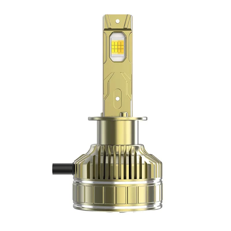 Ampoules de phares de voiture LED H1/H7/H4, 3 couleurs réglables, Super lumineuses, contrôle par app