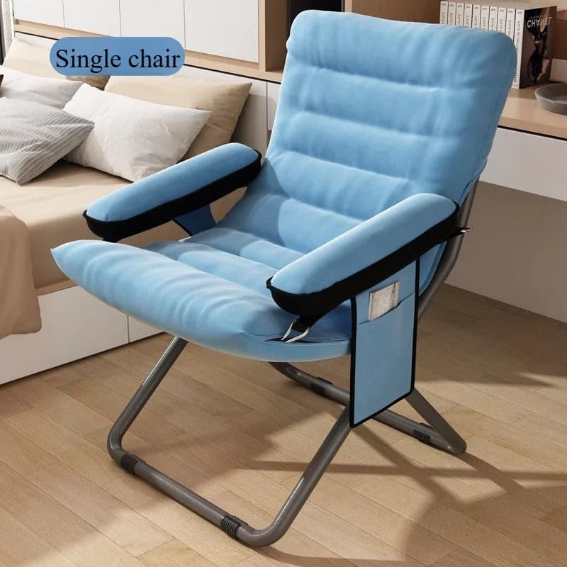 Canapé paresseux confortable, chaise inclinable pour dortoir, maison, balcon, bureau, simple, pliabl