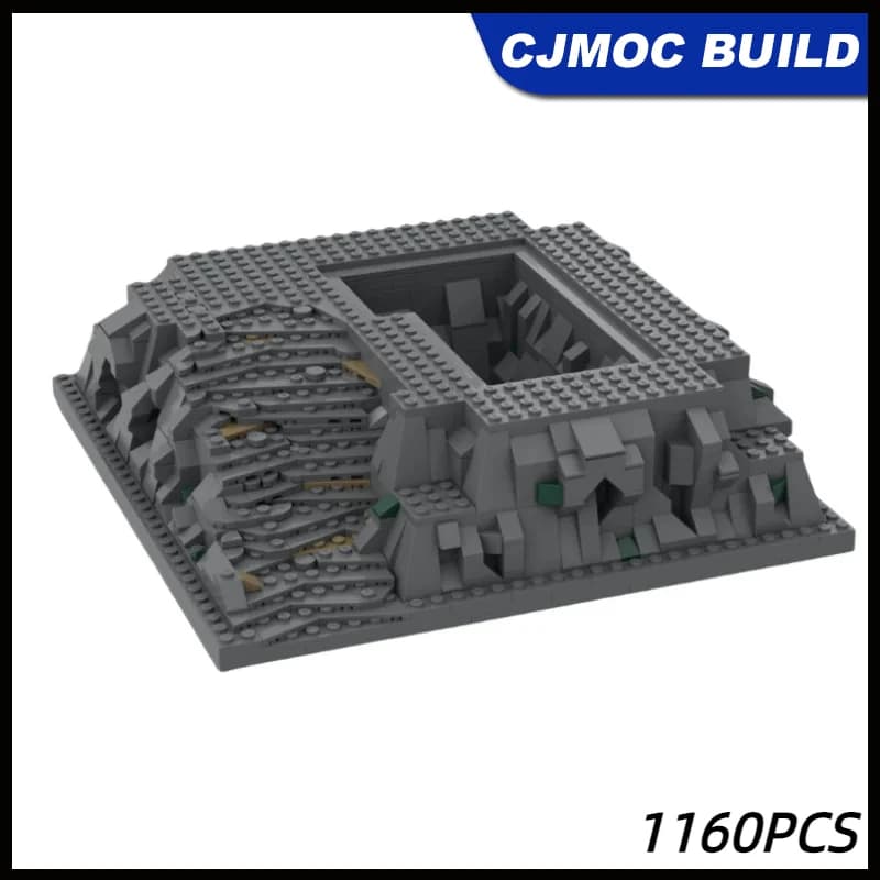 Blocs de construction MOC série City UCS, modèle de château de Base 3D, briques à assembler, vues de