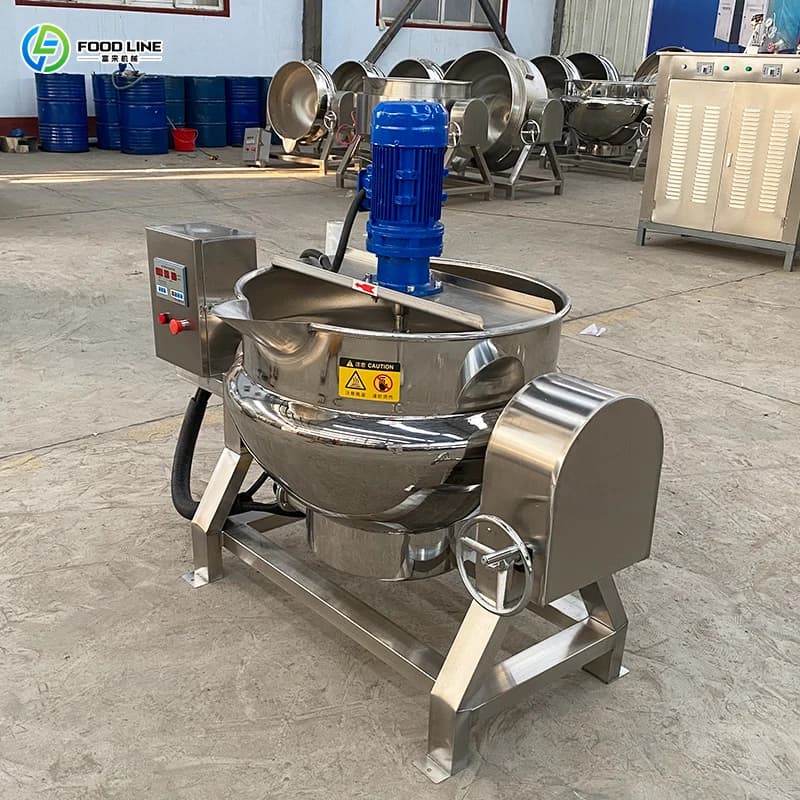 Équipement commercial pour la fabrication de sauces, processus de fabrication de sauces piquantes
