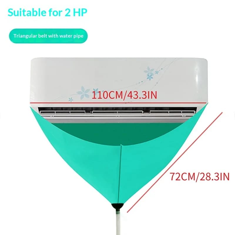 Kit de nettoyage de climatiseur, couvercle anti-fuite, ensemble complet de nettoyant pour climatiseu