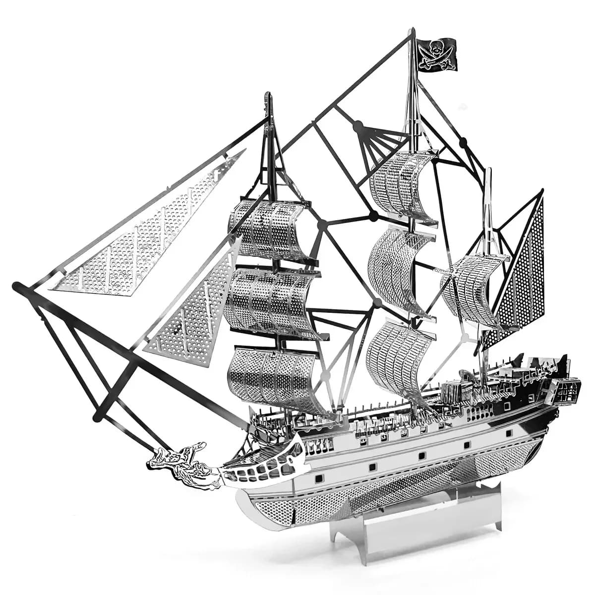 Noyau Pirate perle noire 3D Puzzle en métal, Kits de modèles, bricolage découpé au Laser, jouet pour