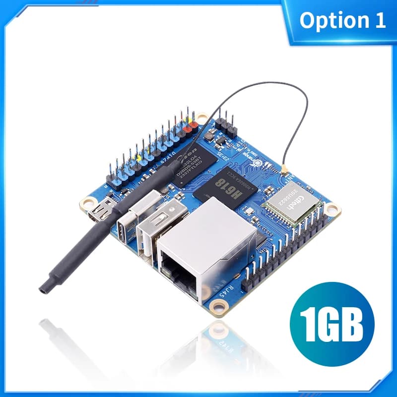 Orange Pi Zero 3 4GB 2GB 1GB RAM Allwinner H618 64 bits 16 mo SPI Flash double bande WiFi5 + BT 5.0