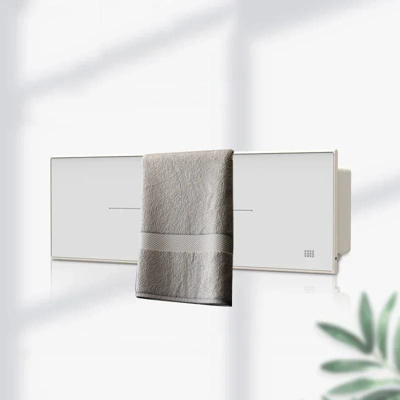 220V chauffe-serviettes électrique blanc vêtements sèche-serviettes porte-serviettes Rail températur