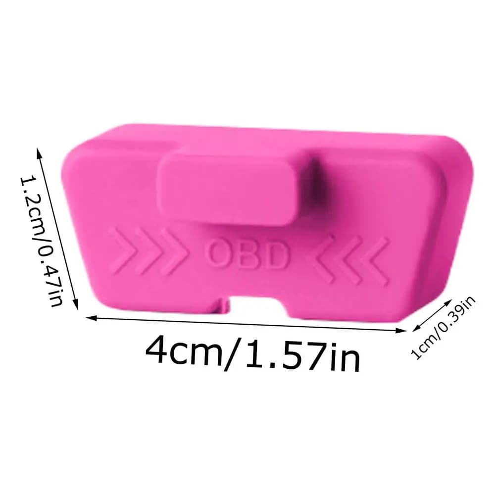 Couvercle de Port OBD de voiture en Silicone, étanche à la rouille, manchon de protection pour serru