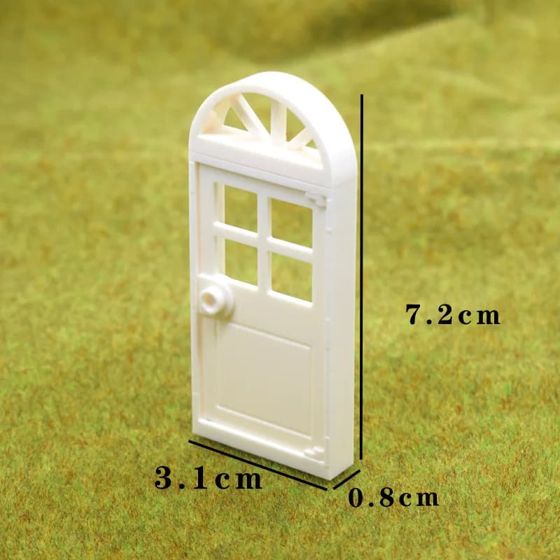 Kits de modèles de porte/fenêtre miniatures de Simulation, pour la fabrication de matériaux de scène