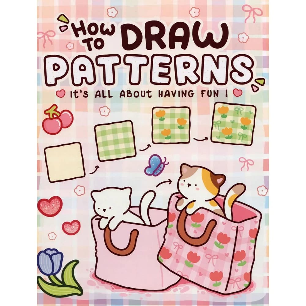 Livre de coloriage pour adultes/enfants – Comment dessiner des motifs : Guide étape par étape facile