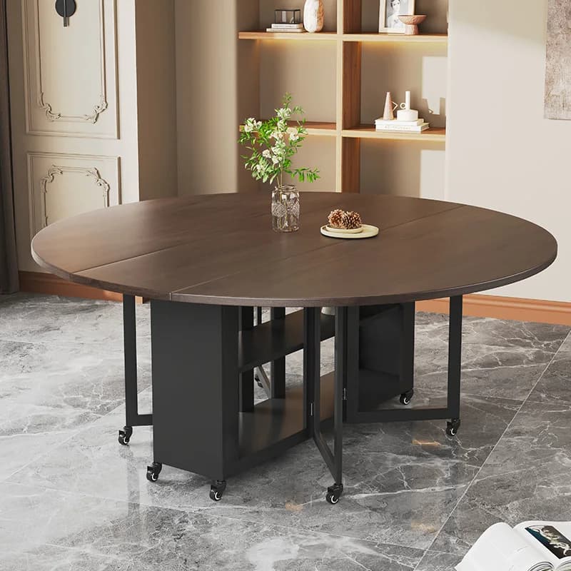 Bureau rond Simple, classique européen, élégant, confortable, Table à manger, Design italien, Tavolo