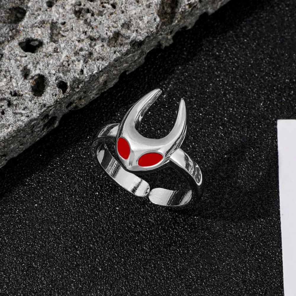Bague Hollow Knight Silksong Hornet réglable en alliage, bijou neutre, cadeau, accessoire de cosplay