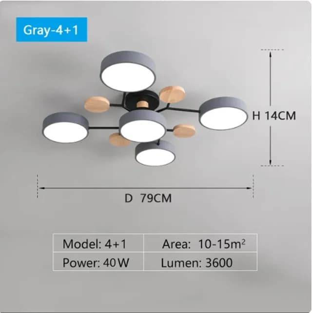 Plafonnier LED suspendu au design moderne, éclairage d'intérieur, luminaire décoratif de plafond, id
