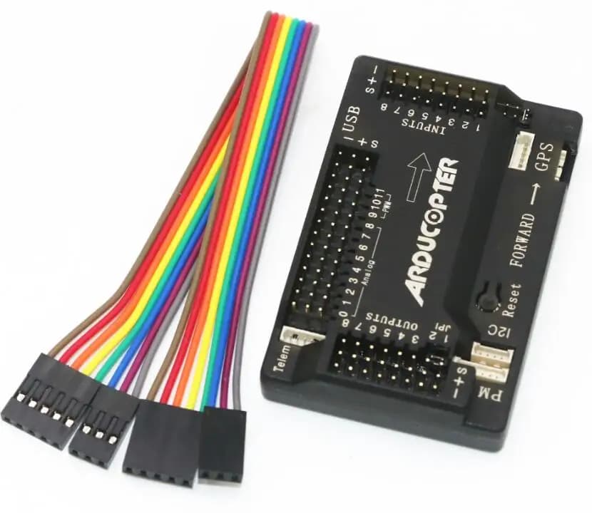 APM2.8 ArduPilot Mega 2.8 APM carte de commande de vol avec étui de protection pour modèle d'avion M