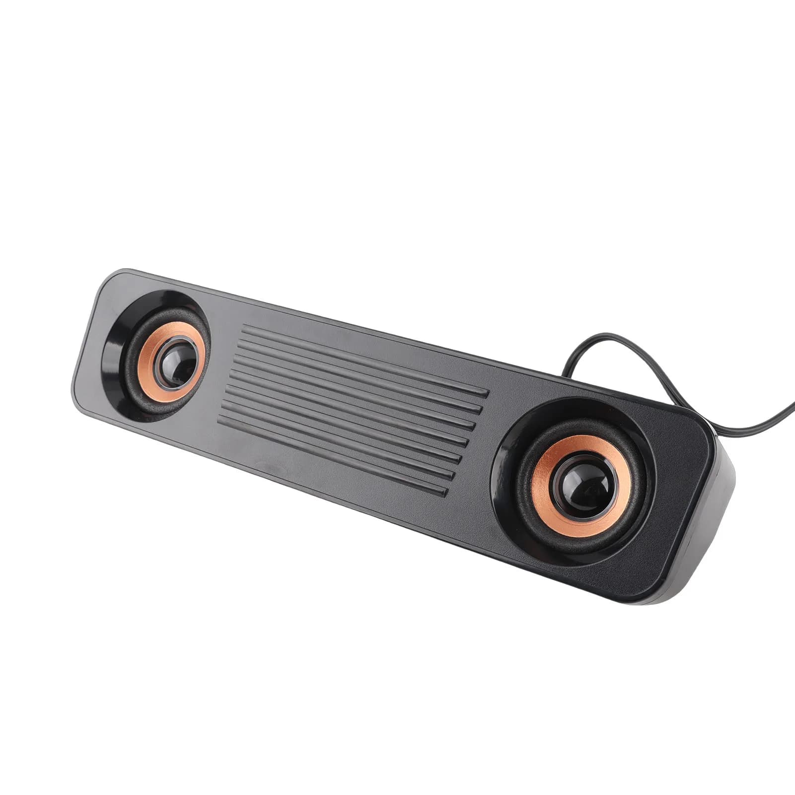 Haut-parleur filaire avec prise HiFi, caisson de basses stéréo, USB 62, haut-parleur de bureau porta