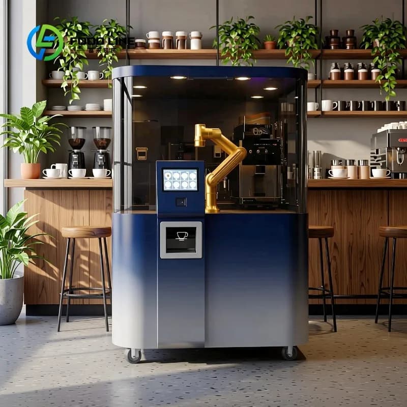 Machine à café personnalisée, robot barista, distributeur de boissons en libre-service pour centre c
