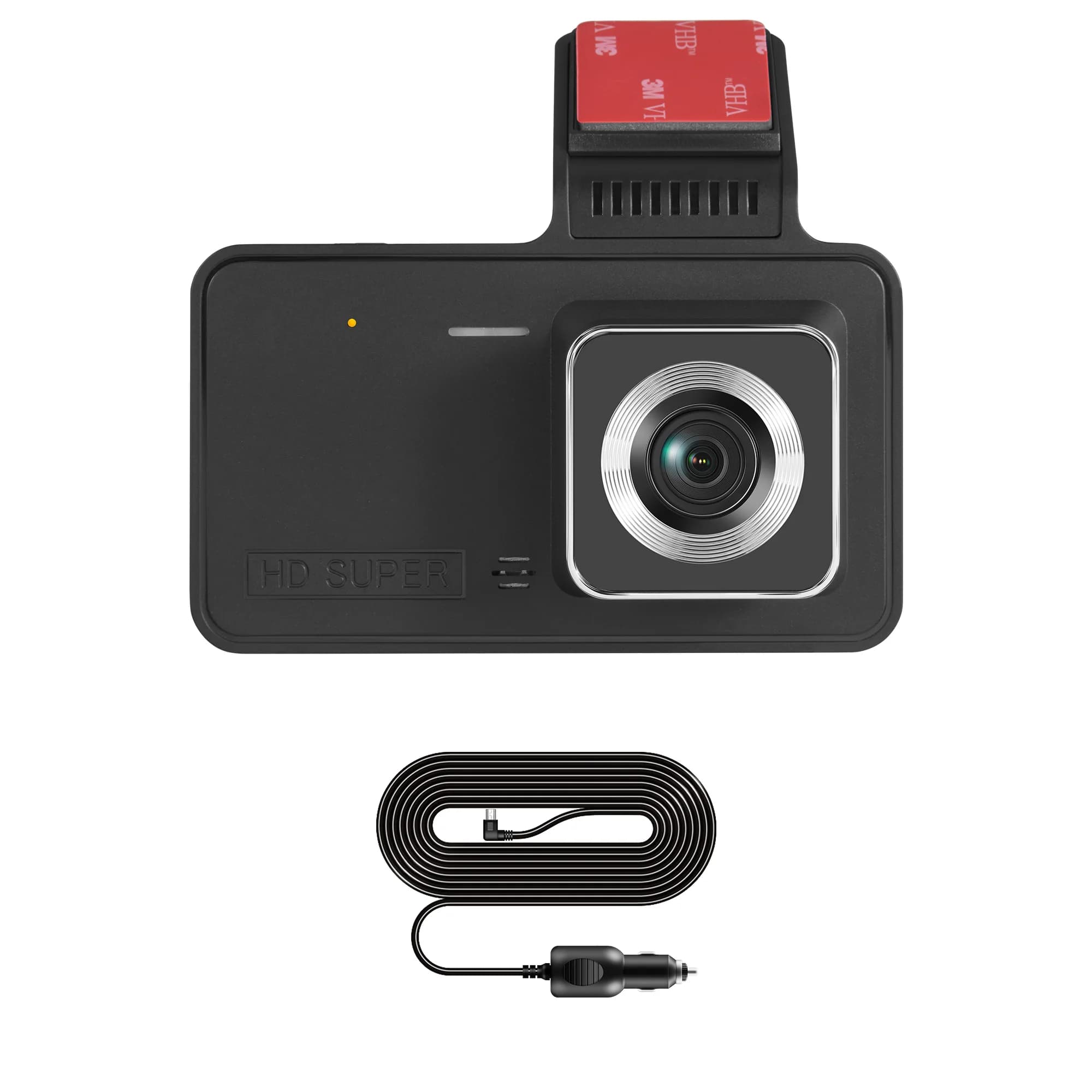 Caméra de tableau de bord caméra de recul avant et arrière enregistreur vidéo double objectif voitur