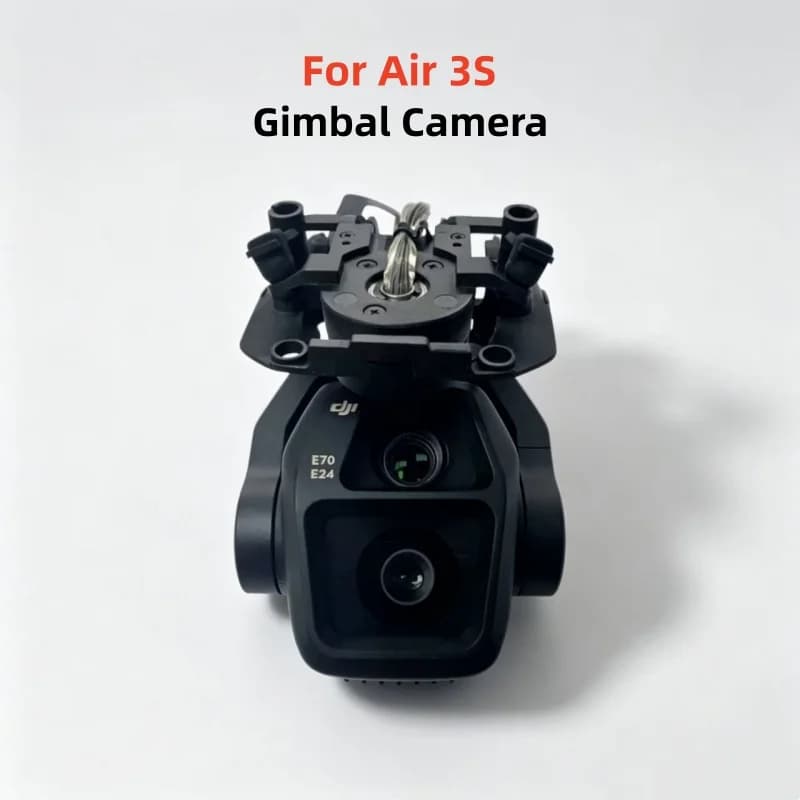 Caméra Gimbal Originale pour DJI Air 3S, Caméra Gimbal Complète avec Câble de Signal PTZ