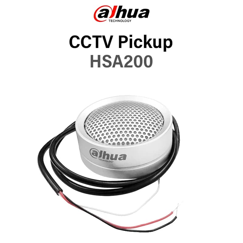 Dahua Original DH-HSA200 Microphone de prise de son haute fidélité pour caméras de surveillance disp