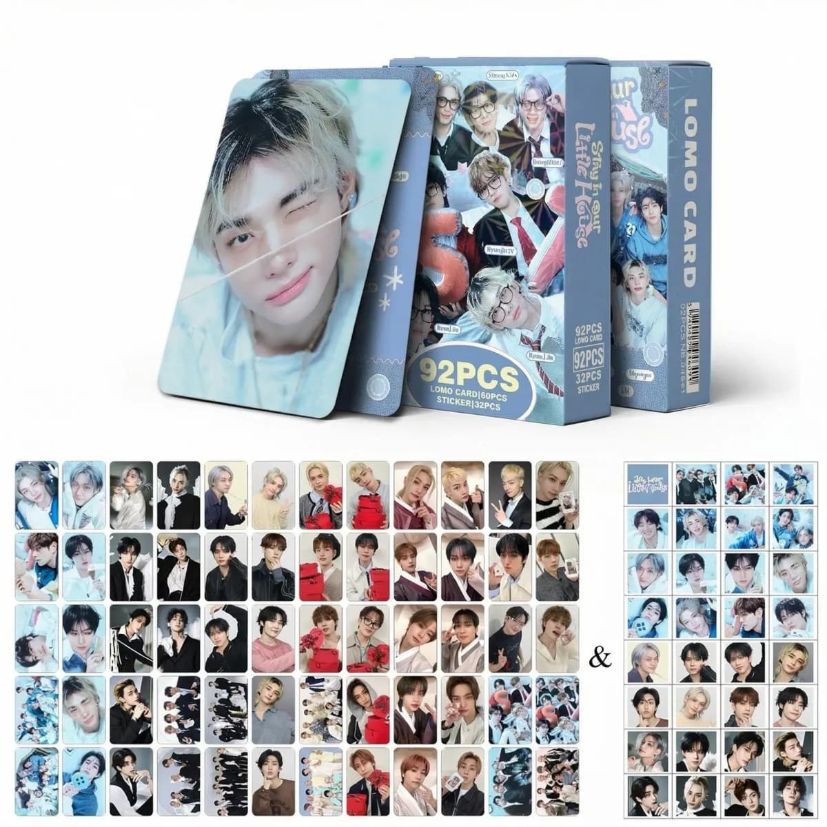 Ensemble de marchandises Kpop STRAY KIDS SKZ, cartes photo sur le thème du MV Little House, accessoi