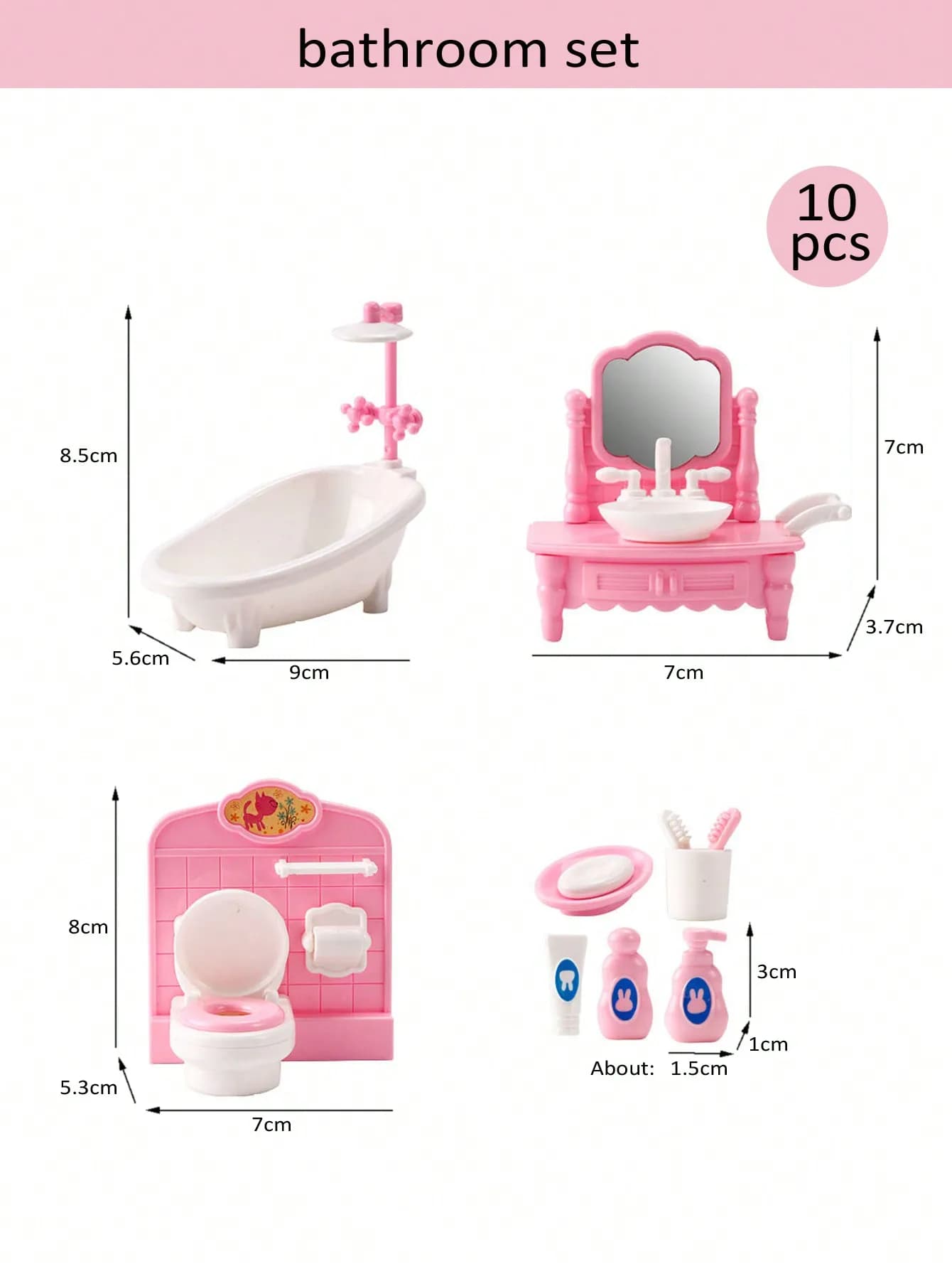 Mini maison de poupée pour enfants, accessoires, jouets de simulation, scène familiale, chambre à co