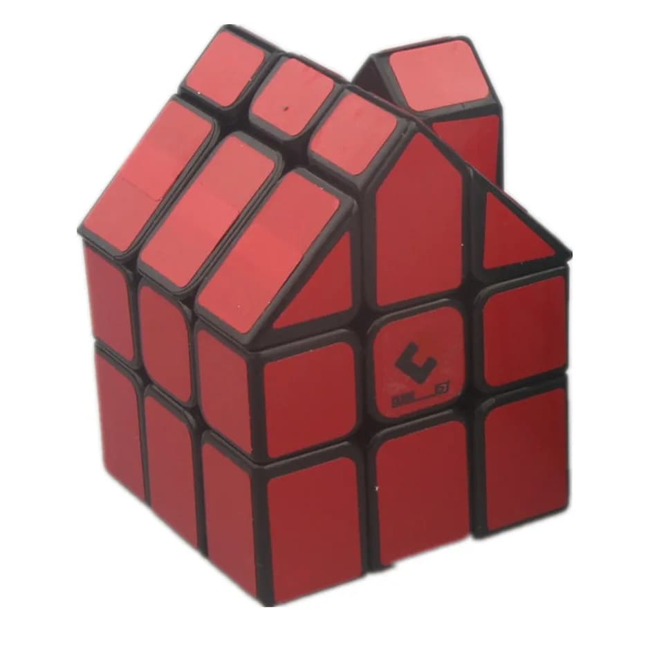 Cubes magiques en forme de maison 3x3x3, autocollant, joli Puzzle, jouets éducatifs, Cubes magiques